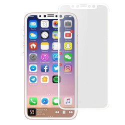 iPhone 11 Pro (5.8in) / XS / X Tempered Glass Full Screen Protector (Glass White)